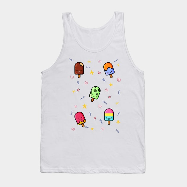 ice cream rush Tank Top by Ghaida Shop